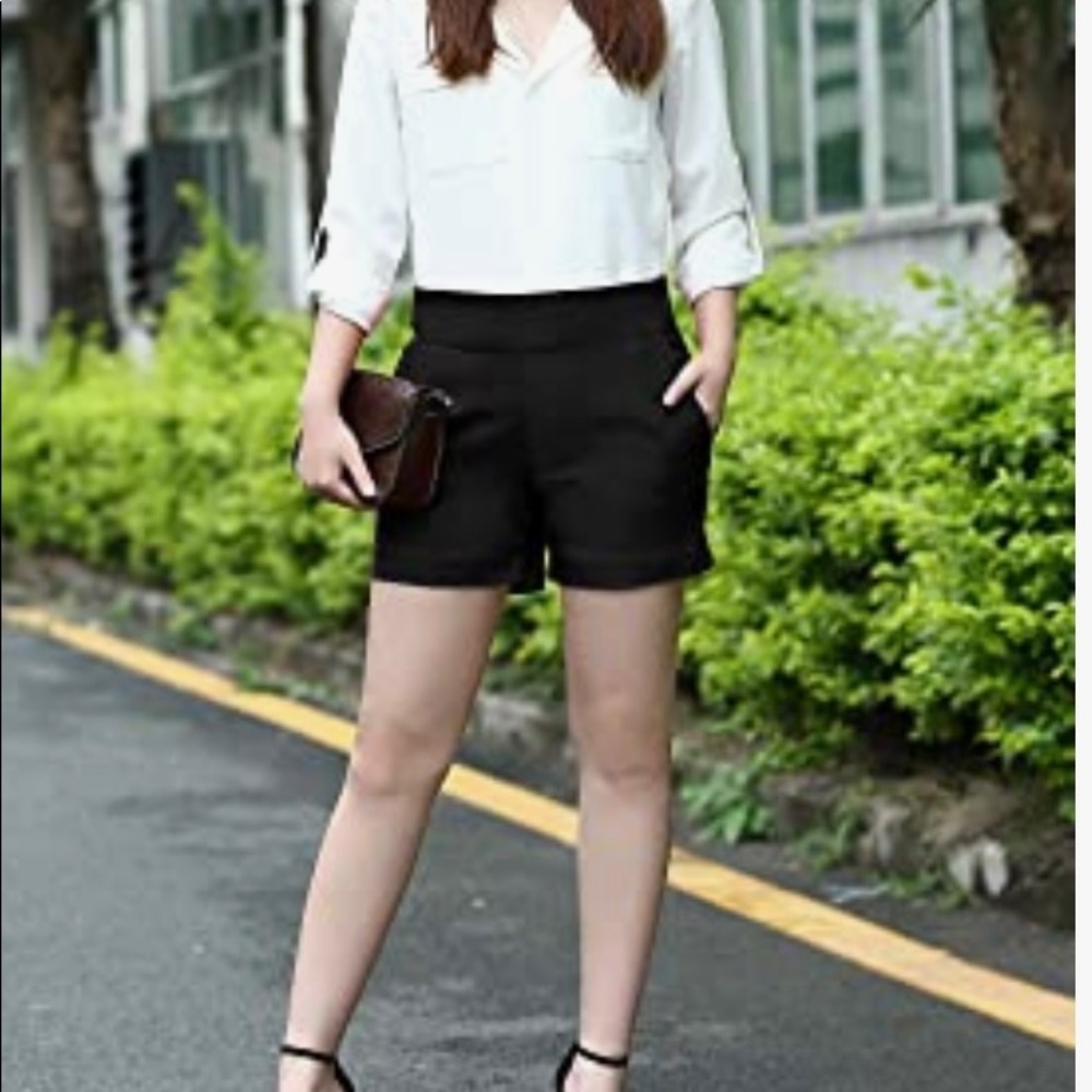 High wasted chino shorts - Picture 2 of 4